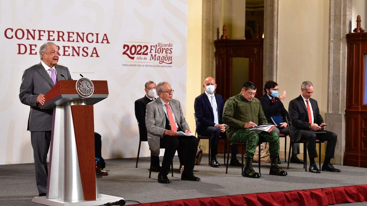 López Obrador en su conferencia del martes