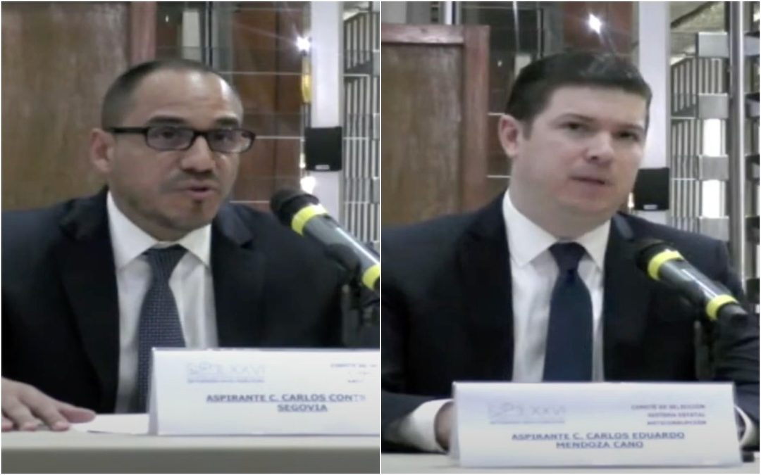Carlos Contreras Segovia y Carlos Eduardo Mendoza Cano. Foto Especial