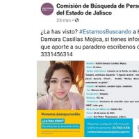 Kathia Damara, más de año y medio desaparecida cuando viajó a la CDMX mediante Bla Bla Car