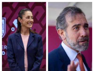 “¡Fuera máscaras, ya se fue a Latinus!”: Sheinbaum sobre el expresidente del INE, Lorenzo Córdova