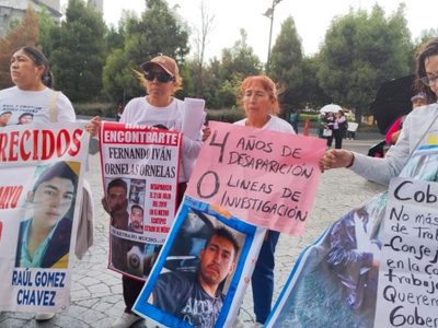 Piden a Sheinbaum aceptar asistencia internacional para frenar crisis de desapariciones