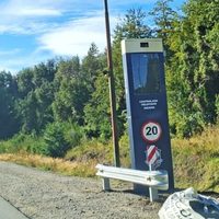 Radares en la Ruta 40: dónde están los nuevos tótems de control en Villa La Angostura