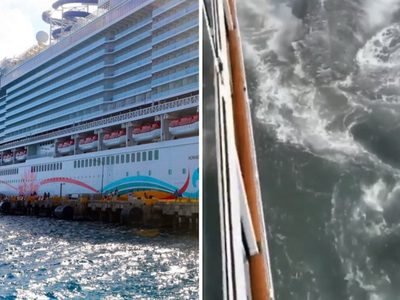 Un crucero con 3 mil personas a bordo chocó contra un iceberg en Alaska (Video)