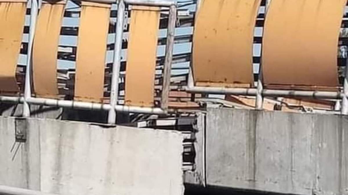 Tramo de la Línea B del Metro con desfase