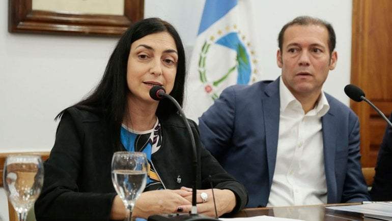 Andrea Peve junto a Gutiérrez
