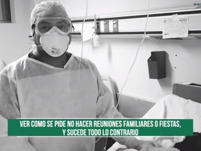"¡Quédate en casa!", la súplica en video del personal médico del IMSS