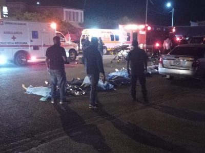 Prenden fuego a un bar de San Luis Río Colorado; hay 11 muertos y cuatro heridos