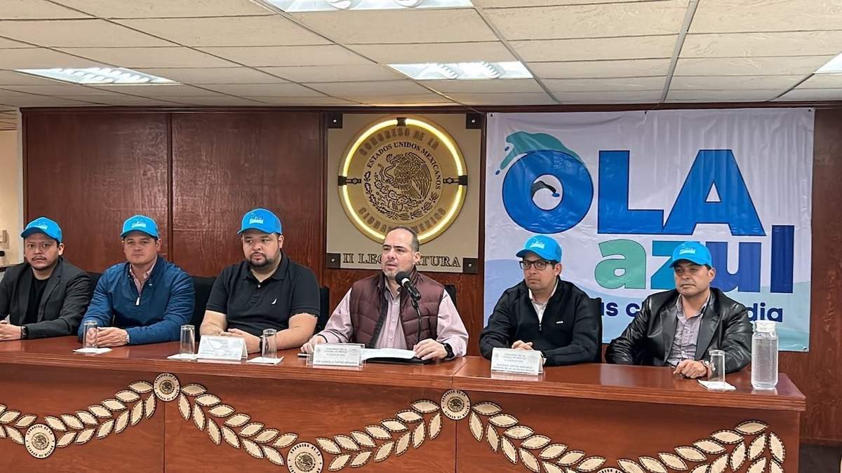 Presentaciòn de la "ola azul"