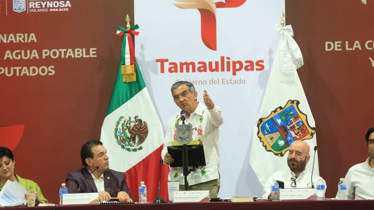 El agua de Tamaulipas está en buenas manos”, le dicen legisladores federales al gobernador Américo Villarreal