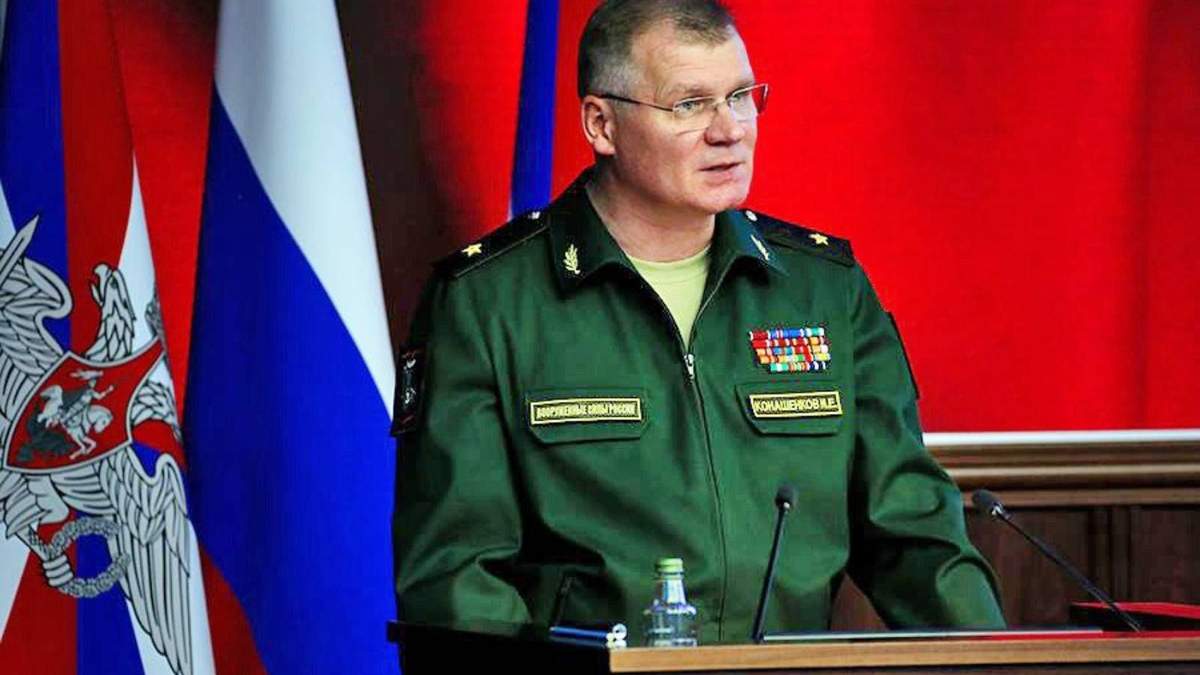 El portavoz ruso del Ministerio de Defensa, Igor Konashenkov