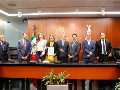 Senadores reciben el Plan B de la reforma electoral de Sheinbaum