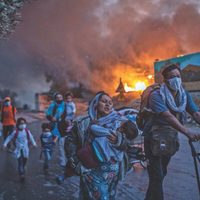 El infierno de la isla de Lesbos