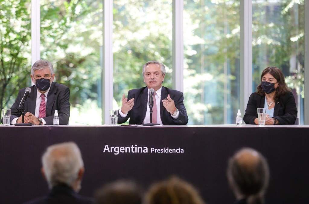El presidente argentino