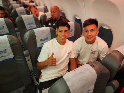 Pretemporada atrasada: con demoras el plantel de River Plate llegó a San Martín de los Andes