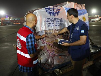 La Cancillería envió nueva ayuda humanitaria a Gaza