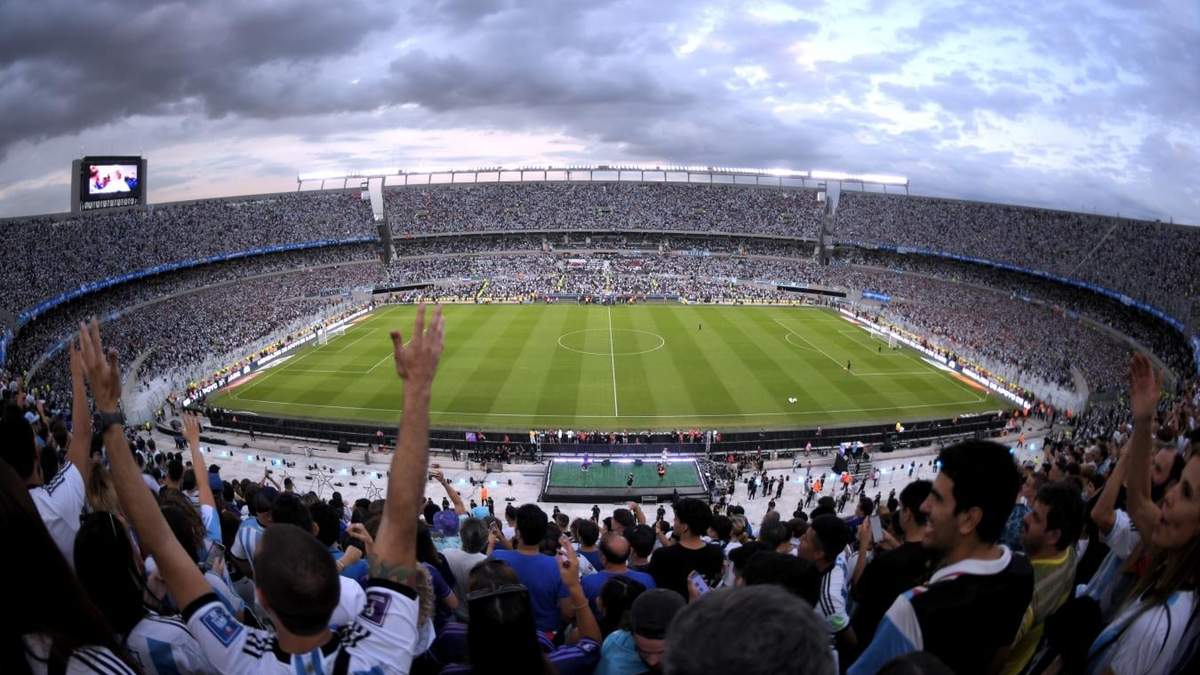 Hinchada de la Selección Argentina. Fuente: (Instagram).