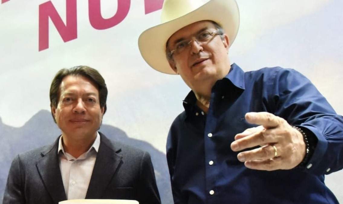 El dirigente de Morena y el secretario de Relaciones Exteriores