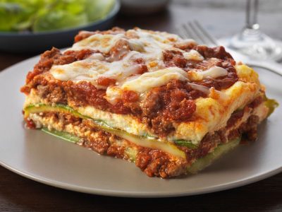 Sin harinas ni carbohidratos: prepará esta lasaña de zucchini, tan fácil que es un camino de ida