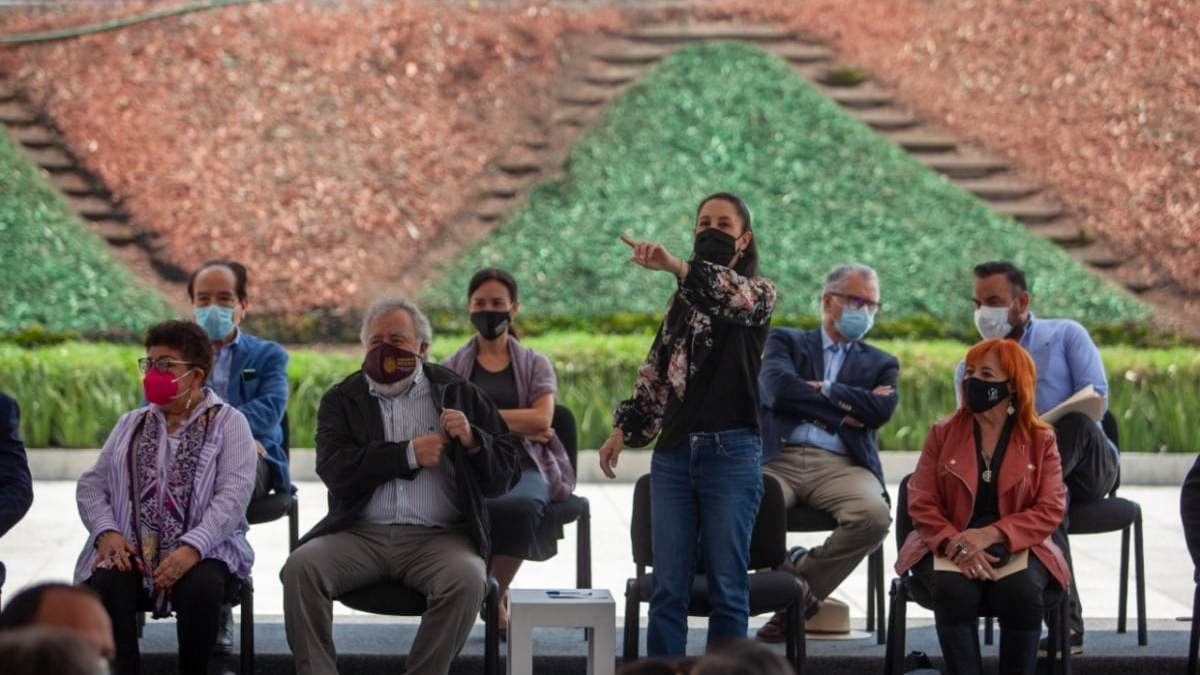Claudia Sheinbaum y Alejandro Encinas anunciaron el proyecto "Tlaxcoaque: Sitio de Memoria"