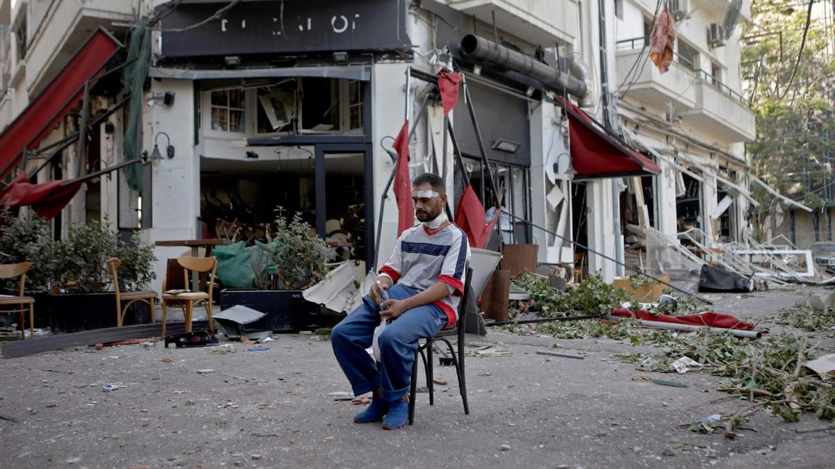 La mitad de Beirut quedó destrozada después de la explosión en el puerto. Fuente: (Twitter)