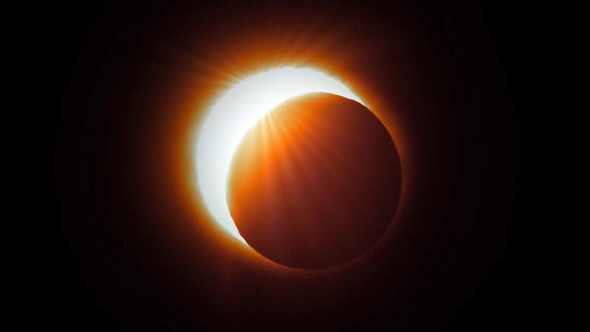 El 14 de diciembre tendrá lugar el eclipse solar visible desde la Patagonia. Fuente: (Twitter)