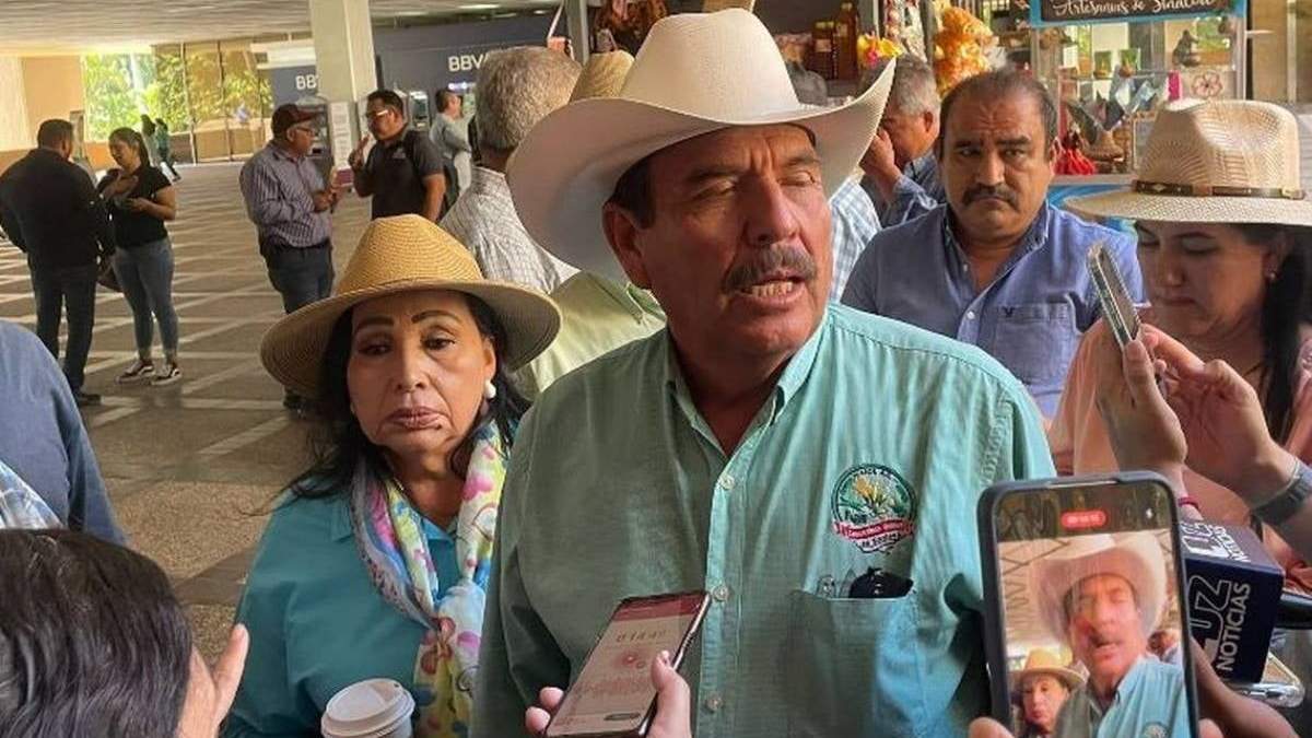 El presidente de Campesinos Unidos de Sinaloa, Baltazar Valdez Armentía