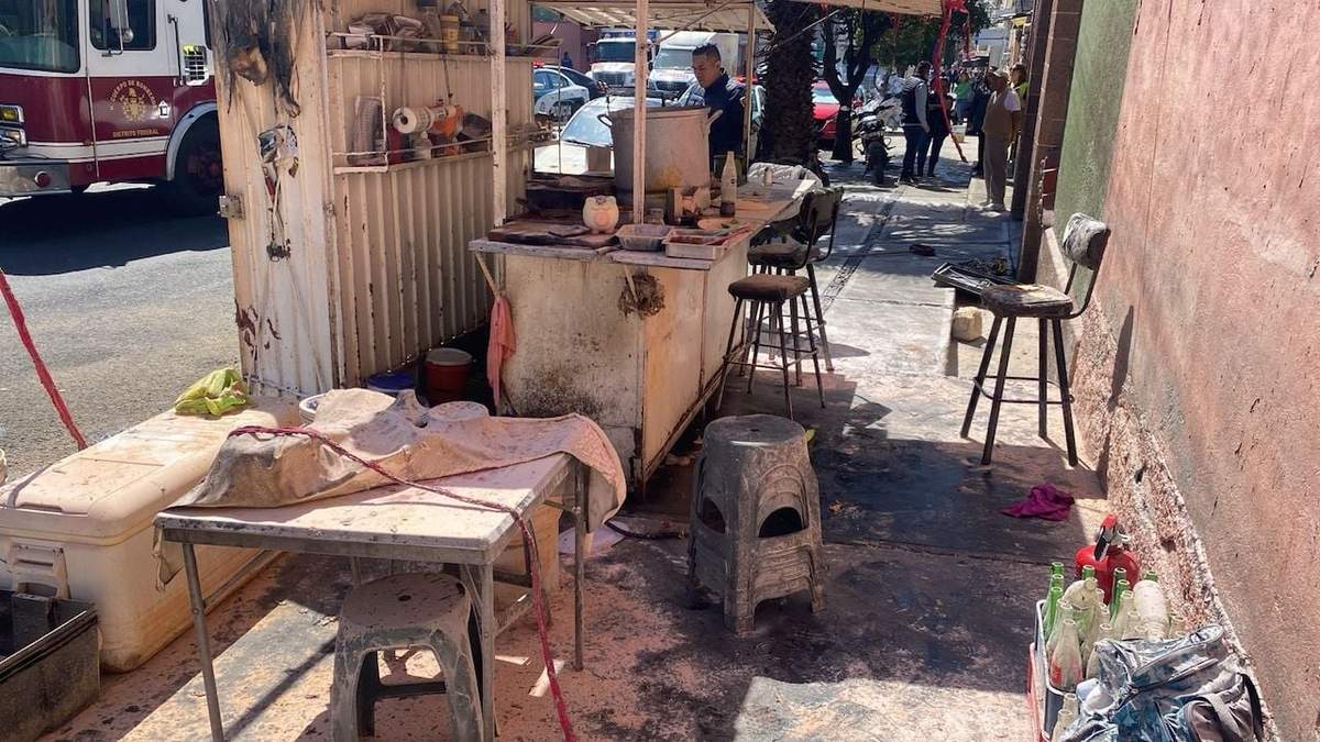 El puesto donde ocurrió el accidente