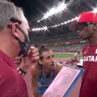 "¿Podemos tener dos oros?": fue así como Gianmarco Tamberi y Mutaz Essa Barshim compartieron podio