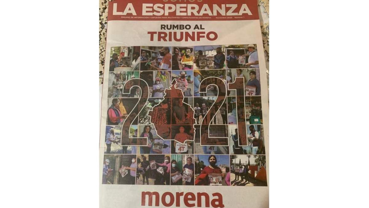 El "periódico" de Morena que reparten los militantes