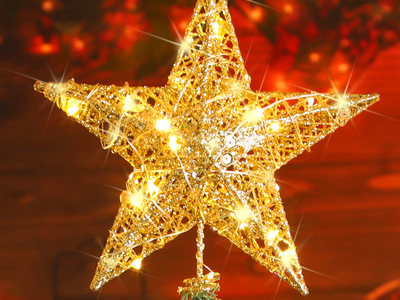 Con palitos de brochette hacé estas estrellas luminosas estilo rústico para darle un toque boho a tu casa estas fiestas