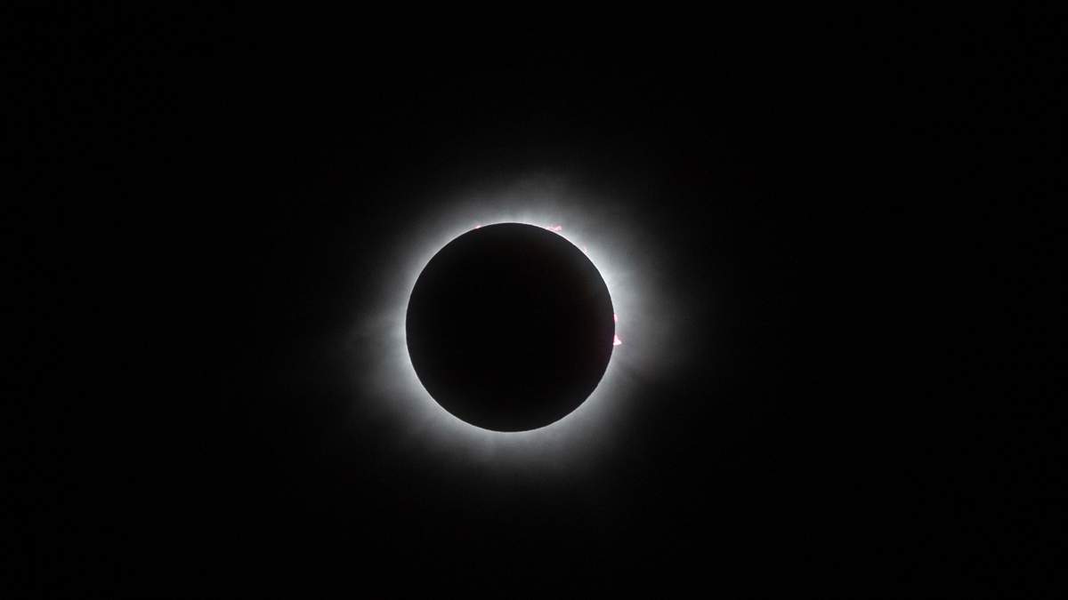 8 de abril. En la imagen, el eclipse total de sol visto desde México. El próximo podrá apreciarse en el territorio nacional en el año 2052