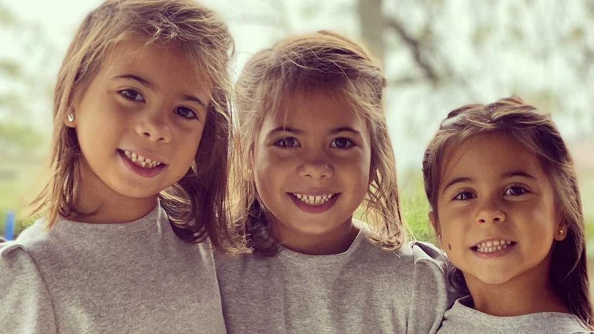 Bella, Charis y Francesca Defederico. Fuente: (Instagram)