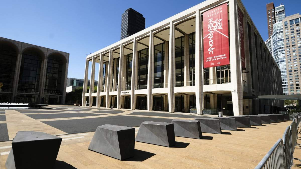 David Geffen Hall en el Lincoln Center, donde la Filarmónica de Nueva York suele presentarse