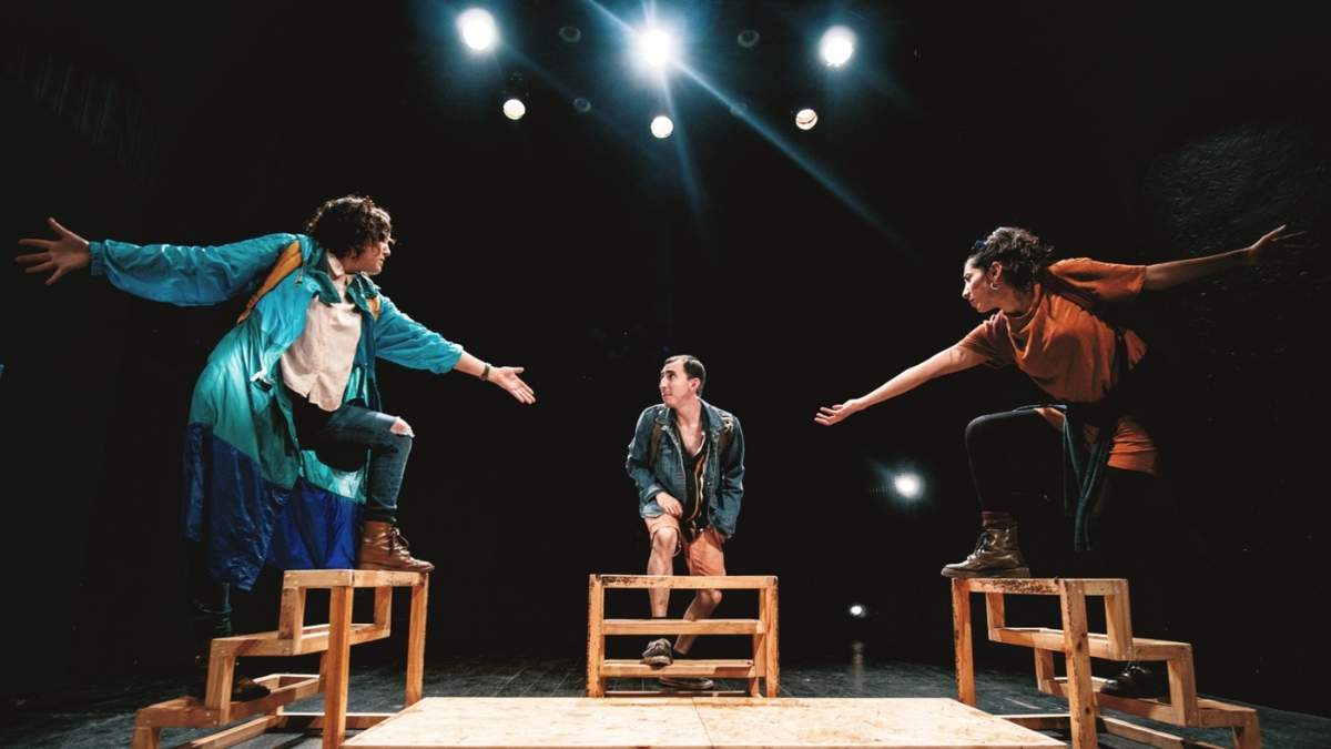 Escena de la obra de teatro “Cero”, sobre la casualidad y el encuentro