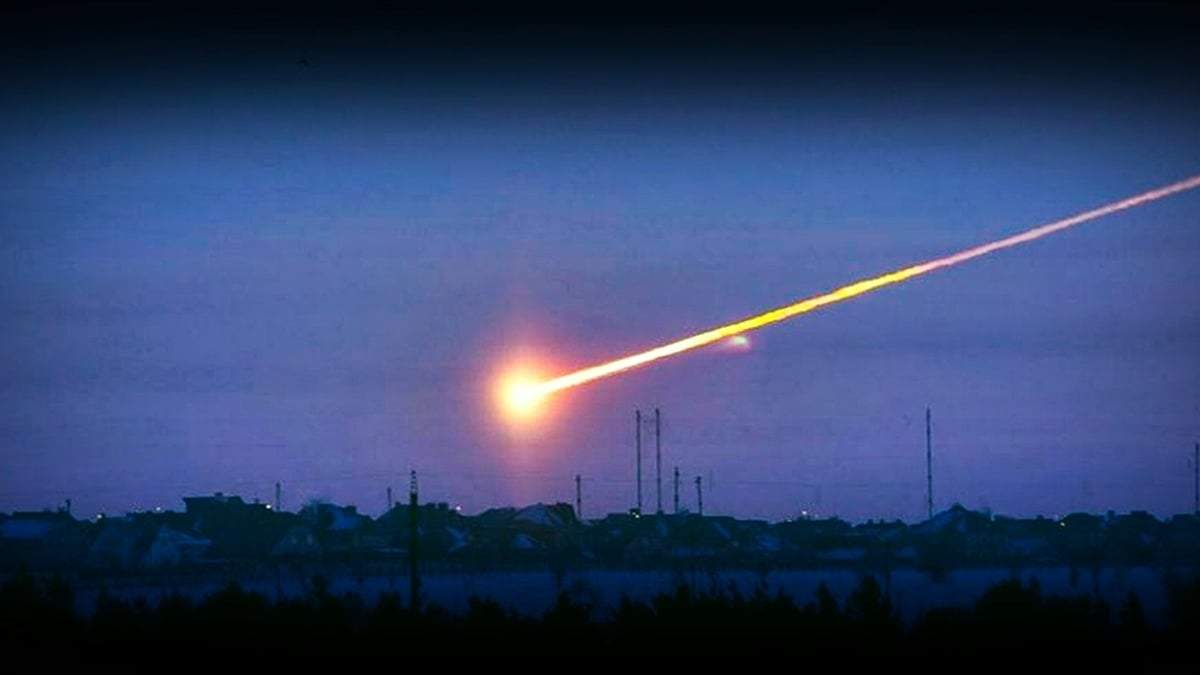 Caída de un meteorito. Fuente: (Instagram)