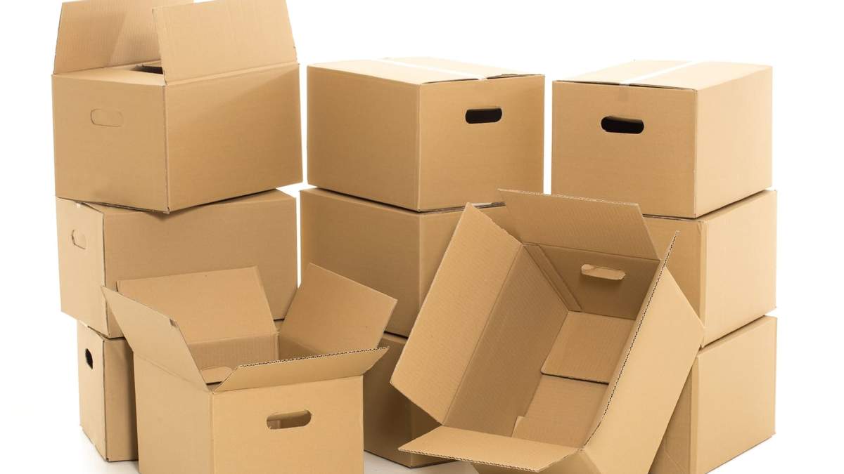 Cajas de cartón. Fuente: (Instagram)