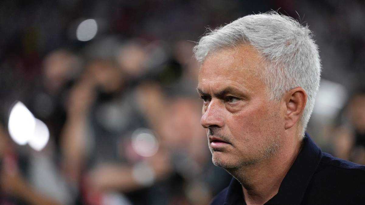 El técnico de la Roma, José Mourinho