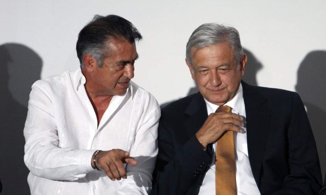 Jaime Rodríguez Calderón con Andrés Manuel López Obrador