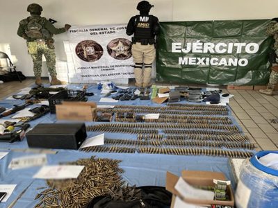 “Operación Frontera Norte” suma más mil 500 detenciones y más de mil 400 armas incautadas