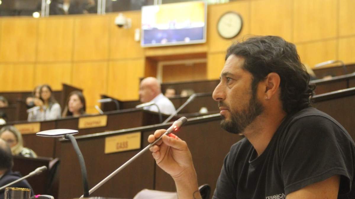 Diputado provincial, Andrés Blanco. Fuente: (La Izquierda Diario)