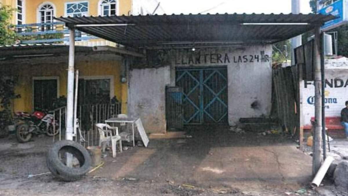 El sitio donde vendían el combustible robado