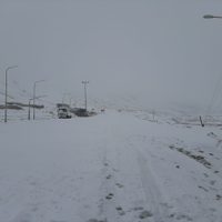 Emiten alerta amarilla por nevadas intensas y fuertes vientos en la cordillera