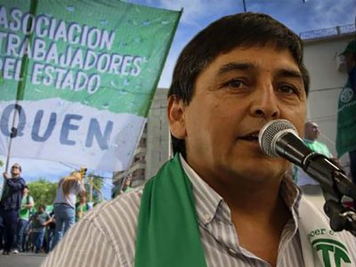 Quintriqueo fue reelecto para seguir al frente de la CTA con casi el 80% de los votos