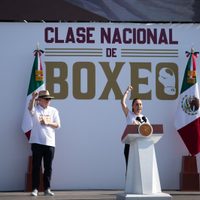 “Elegimos ser un país libre”: Sheinbaum reivindica soberanía en Clase Nacional de Boxeo