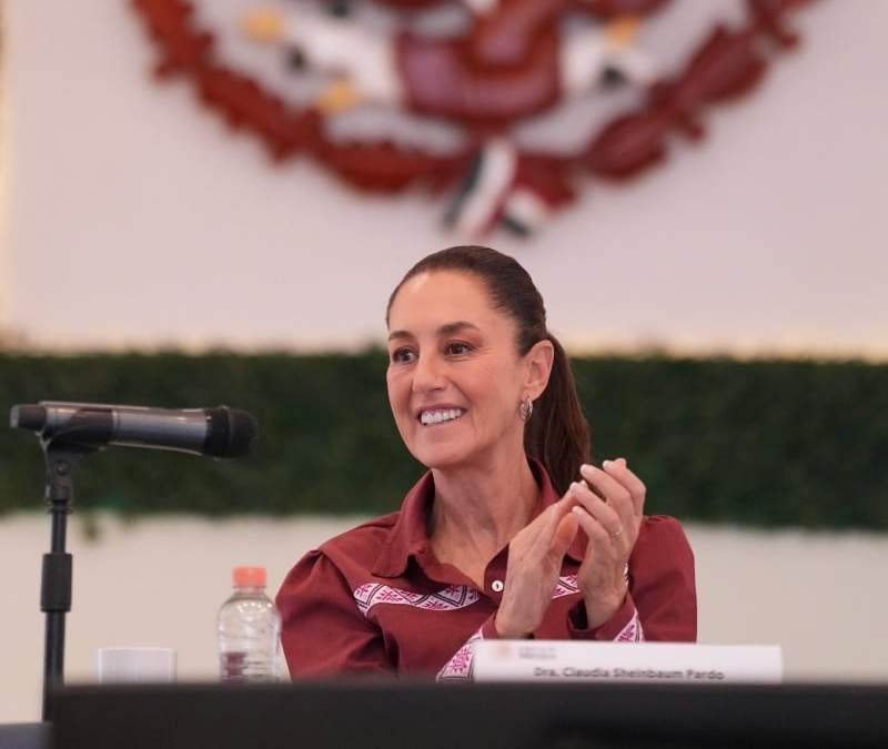 La presidenta Claudia Sheinbaum Pardo