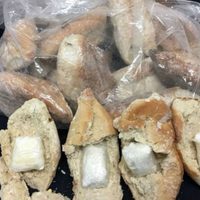 Decomisan bolillos rellenos de cocaína en Guadalajara