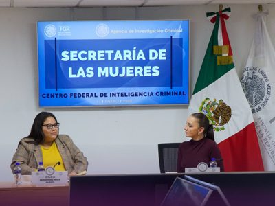 Secretaría de las Mujeres y FGR compartirán inteligencia para identificar a agresores de mujeres