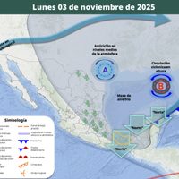 Frente frío 12 y masa de aire polar pegarán con heladas, lluvias y vientos fuertes de lunes a jueves