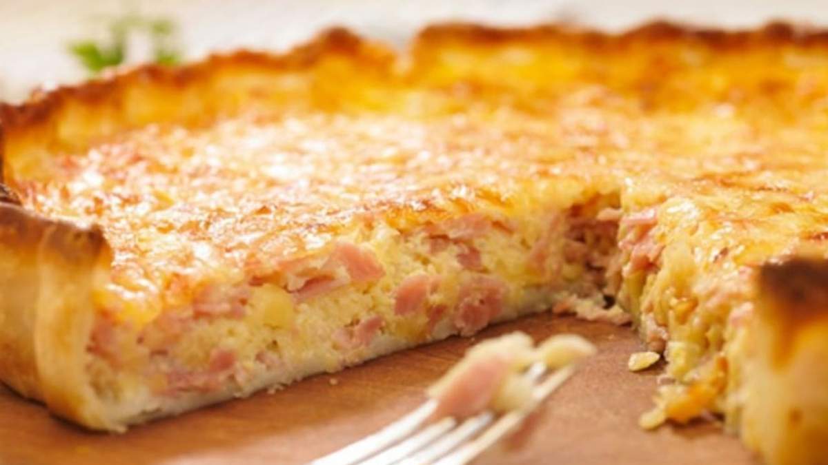 Tarta rústica de cebolla. Fuente: (Instagram).