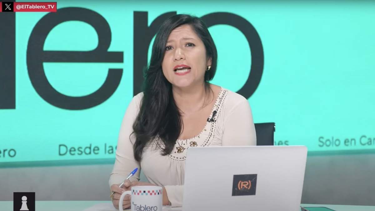La conductora Laura Arroyo